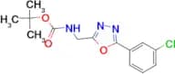 2-tert-Butyloxycarbonylaminomethyl-5-(3-chlorophenyl)-[1,3,4]oxadiazole