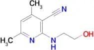 2-(2-Hydroxyethylamino)-4,6-dimethylnicotinonitrile