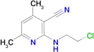 2-(2-Chloroethylamino)-4,6-dimethylnicotinonitrile