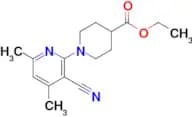 Ethyl 1-( 3′-cyano-4′,6′-dimethylpyridin-2′-yl)-iso-nipecotate