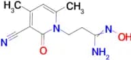 3-(3-Cyano-4,6-dimethyl-2-oxo-2H-pyridin-1-yl)-N-hydroxy-propionamidine