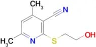 2-(2-Hydroxyethylsulfanyl)-4,6-dimethylnicotinonitrile
