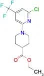 Ethyl 1-[6-chloro-4-(trifluoromethyl)pyridin-2-yl]piperidine-4-carboxylate