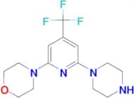 4-(6-Piperazin-1-yl-4-trifluoromethyl-pyridin-2-yl)-morpholine