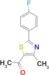 5-Acetyl-2-(4-fluorophenyl)-4-methylthiazole