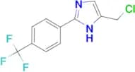 5-Chloromethyl-2-(4-(trifluoromethyl)phenyl)-1H-imidazole