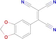 2-(Benzo[d][1,3]dioxol-5-yl)ethene-1,1,2-tricarbonitrile