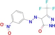 4-(3-Nitro-phenylazo)-5-trifluoromethyl-2,4-dihydro-pyrazol-3-one
