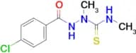 2-(4-Chlorobenzoyl)-N,1-dimethylhydrazine-1-carbothioamide