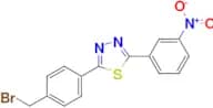 2-(4-Bromomethyl-phenyl)-5-(3-nitro-phenyl)-[1,3,4]thiadiazole