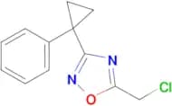 5-Chloromethyl-3-(1-phenyl-cyclopropyl)-[1,2,4]oxadiazole