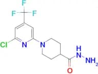 1-[6-Chloro-4-(trifluoromethyl)pyridin-2-yl]piperidine-4-carbohydrazide