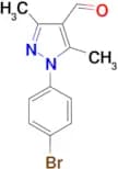 1-(4-Bromophenyl)-3,5-dimethyl-1H-pyrazole-4-carboxaldehyde