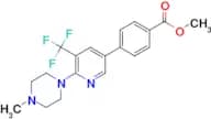 Methyl 4-[6-(4-methylpiperazin-1-yl)-5-(trifluoromethyl)pyridin-3-yl]benzoate
