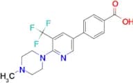 4-[6-(4-Methyl-piperazin-1-yl)-5-trifluoromethyl-pyridin-3-yl]-benzoic acid