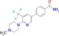 4-[6-(4-Methyl-piperazin-1-yl)-5-trifluoromethyl-pyridin-3-yl]-benzamide