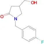 1-(4-Fluoro-benzyl)-4-hydroxymethyl-pyrrolidin-2-one