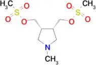 Methanesulfonic acid (3S,4R)-4-methanesulfonyloxymethyl-1-methyl-pyrrolidin-3-ylmethyl ester RACEM…