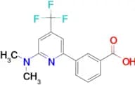 3-[6-(Dimethylamino)-4-(trifluoromethyl)pyridin-2-yl]benzoic acid