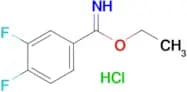 3,4-Difluoro-benzimidic acid ethyl ester; hydrochloride