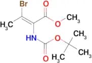 (E)-3-Bromo-2-tert-butoxycarbonylamino-but-2-enoic acid methyl ester