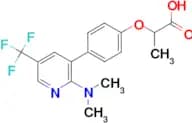 2-[4-(2-Dimethylamino-5-trifluoromethyl-pyridin-3-yl)-phenoxy]-propionic acid