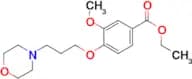 Ethyl 3-methoxy-4-(3-morpholinopropoxy)benzoate