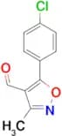 5-(4-Chlorophenyl)-3-methylisoxazole-4-carboxaldehyde