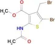 2-Acetylamino-5-bromo-4-bromomethyl-thiophene-3-carboxylic acid methyl ester