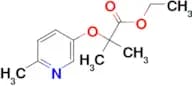2-Methyl-2-(6-methyl-pyridin-3-yloxy)-propionic acid ethyl ester