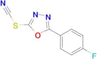 2-(4-Fluoro-phenyl)-5-thiocyanato-[1,3,4]oxadiazole