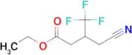 (E)-5-Ethoxy-5-hydroxy-3-trifluoromethyl-pent-4-enenitrile