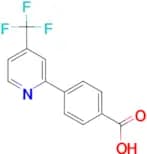 4-[4-(Trifluoromethyl)pyridin-2-yl]benzoic acid