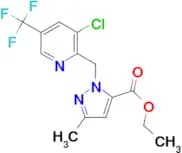 1-(3-Chloro-5-trifluoromethyl-pyridin-2-ylmethyl)-3-methyl-1H-pyrazole-5-carboxylic acid ethyl est…