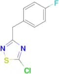 5-Chloro-3-(4-fluoro-benzyl)-[1,2,4]thiadiazole