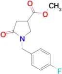 1-(4-Fluoro-benzyl)-5-oxo-pyrrolidine-3-carboxylic acid methyl ester