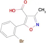 5-(2-Bromophenyl)-3-methylisoxazole-4-carboxylic acid