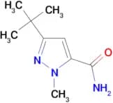 3-tert-Butyl-1-methyl-1H-pyrazole-5-carboxamide