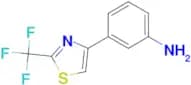 3-(2-Trifluoromethyl-thiazol-4-yl)-phenylamine