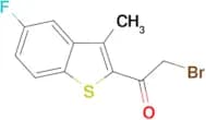 2-Bromo-1-(5-fluoro-3-methyl-benzo[b]thiophen-2-yl)-ethanone