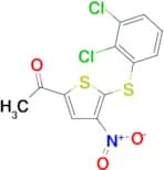 1-[5-(2,3-Dichloro-phenylsulfanyl)-4-nitro-thiophen-2-yl]-ethanone