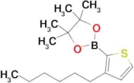 2-(3-Hexylthiophen-2-yl)-4,4,5,5-tetramethyl-1,3,2-dioxaborolane