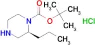 (S)-tert-Butyl 2-propylpiperazine-1-carboxylate hydrochloride