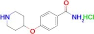 4-(Piperidin-4-yloxy)benzamide hydrochloride