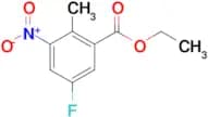 Ethyl 5-fluoro-2-methyl-3-nitrobenzoate