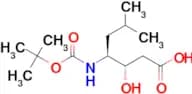 (3S,4S)-4-((tert-Butoxycarbonyl)amino)-3-hydroxy-6-methylheptanoic acid