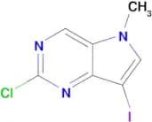2-Chloro-7-iodo-5-methyl-5H-pyrrolo[3,2-d]pyrimidine