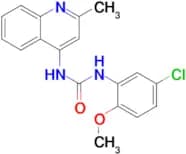 1-(5-Chloro-2-methoxyphenyl)-3-(2-methylquinolin-4-yl)urea