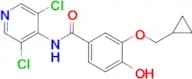 3-(Cyclopropylmethoxy)-N-(3,5-dichloropyridin-4-yl)-4-hydroxybenzamide