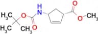 (1S,4R)-Methyl 4-((tert-butoxycarbonyl)amino)cyclopent-2-enecarboxylate